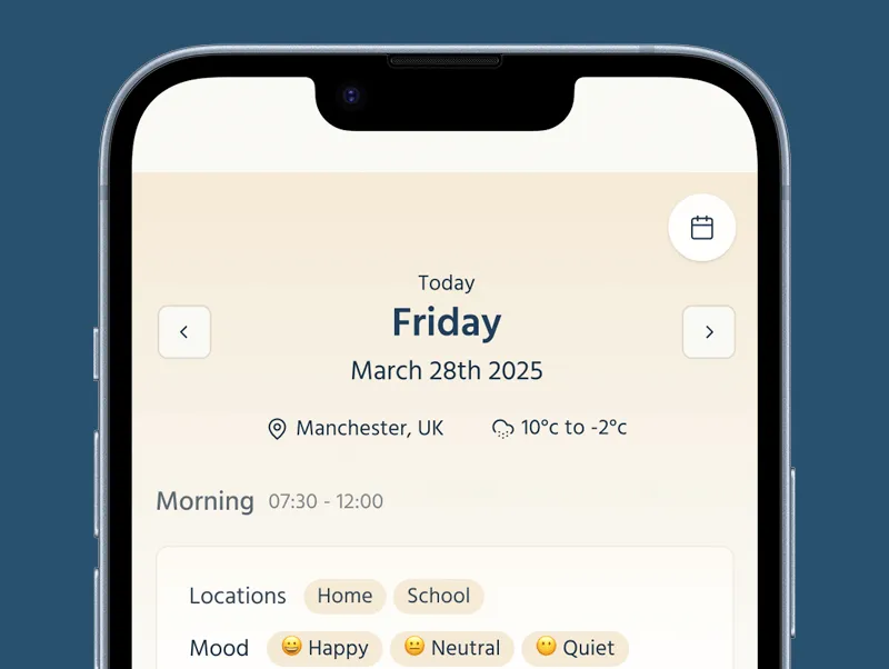 A screenshot of the Speak Their Mind app